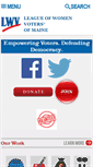 Mobile Screenshot of lwvme.org